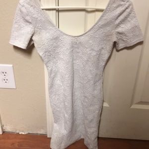 White floral pattern forever 21 mini dress